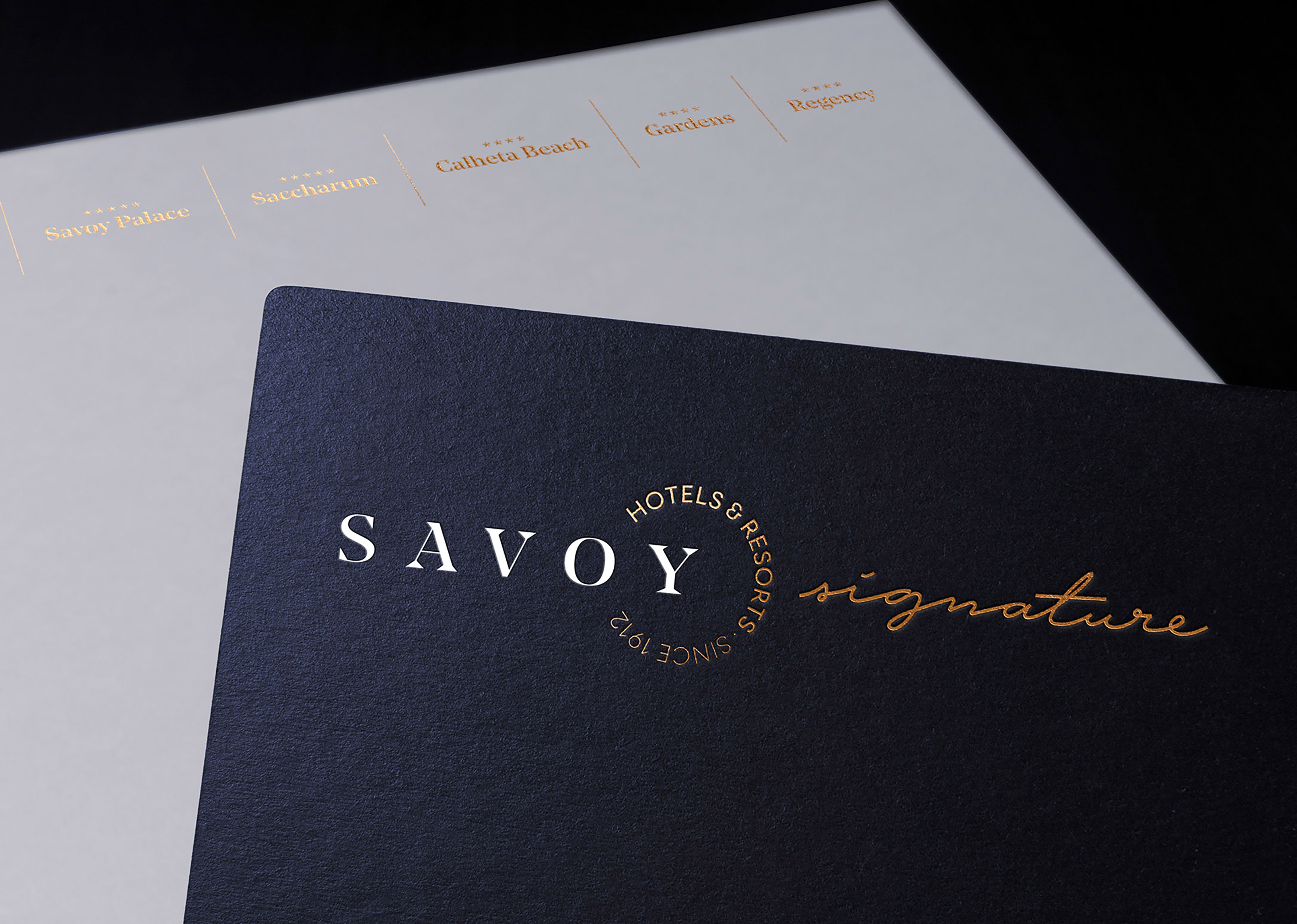 SAVOY Signature — 
Once upon a name