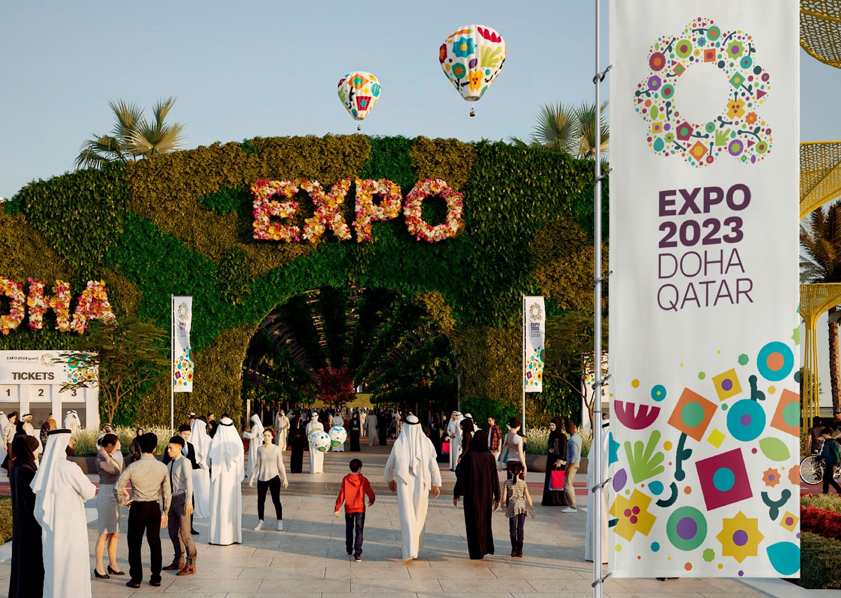 EXPO 2023 Doha Qatar — 
A brand for a greener future