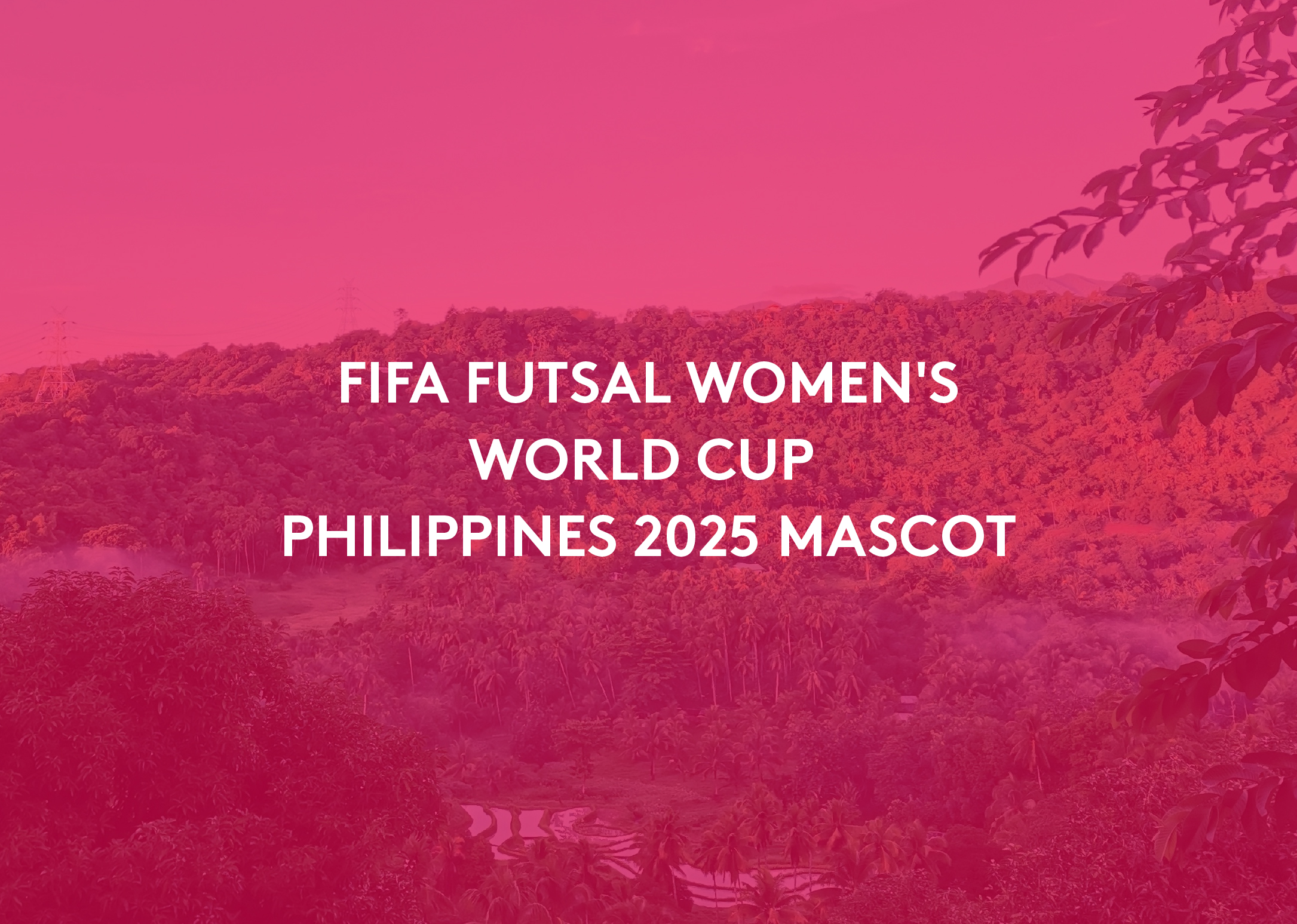 FIFA Futsal Women's World Cup Philippines 2025 Mascot — The nature-powered Girl